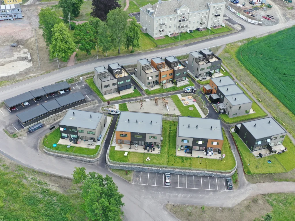 Lier Hageby, Erletunet og Epletunet